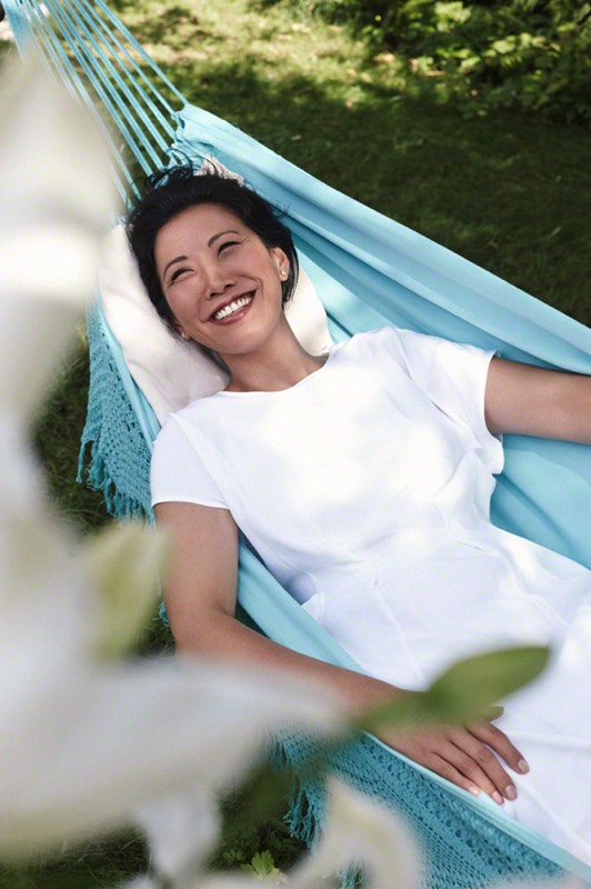 sympathisches Lächeln